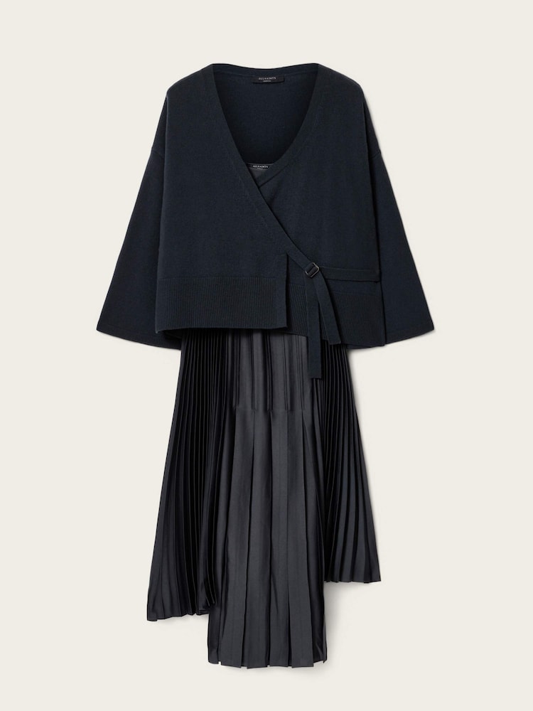 AllSaints Blue Lucille Dress - Image 7 of 7