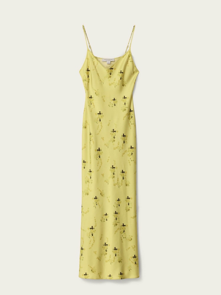 AllSaints Yellow Bryony Dress - Image 5 of 5