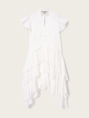 Белый - Платье мини с короткими рукавами Allsaints Cavarly - Изображение 5 5