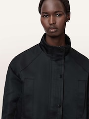 AllSaints Black Luellah Jacket - Image 3 of 6