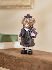 Brown Hamish The Highland Cow Scottish Ornament - Image 1 of 3