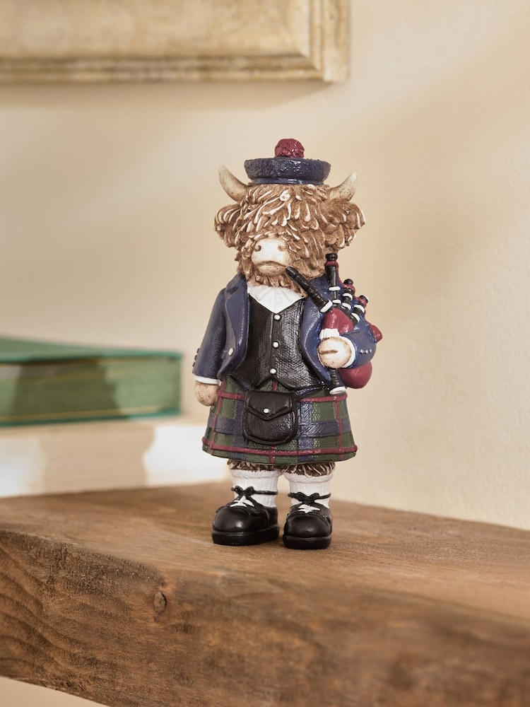 Brown Hamish The Highland Cow Scottish Ornament - Image 1 of 3