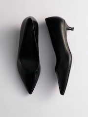 The Set Kitten Heel Court Shoes Black - Image 2 of 7
