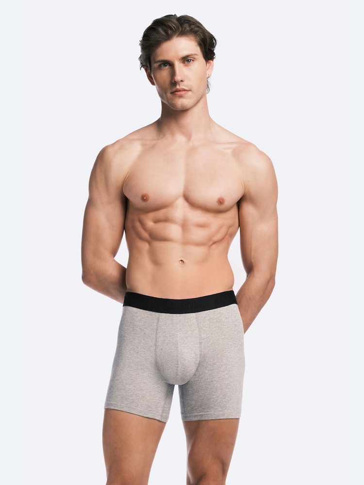 AllSaints Black Boxer Briefs With Contour Pouch 3 Pack - Image 2 of 9