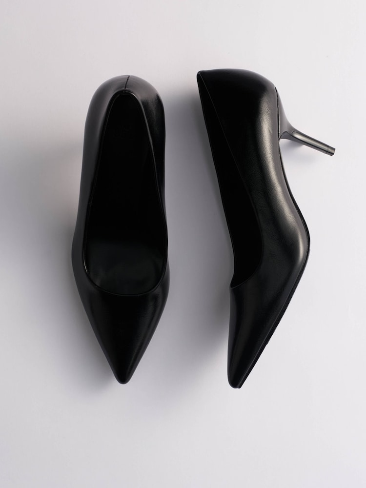 The Set High Heel Court Shoes Black - Image 2 of 3