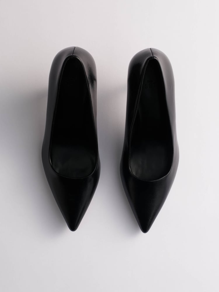 The Set High Heel Court Shoes Black - Image 3 of 3