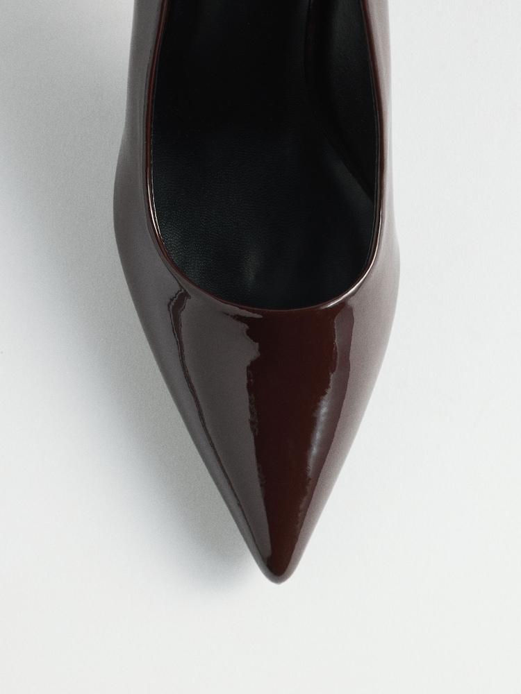 The Set High Heel Court Shoes Burgundy Red - Image 5 of 5 The Set High Heel Court Shoes Burgundy Red - Image 5 of 5