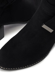 Moda in Pelle Black Sabea Side Knot Heeled Long Boots - Image 4 of 4