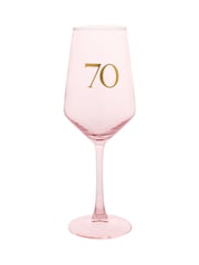 Widdop Pink Wine Glass 70 - Image 1 of 2