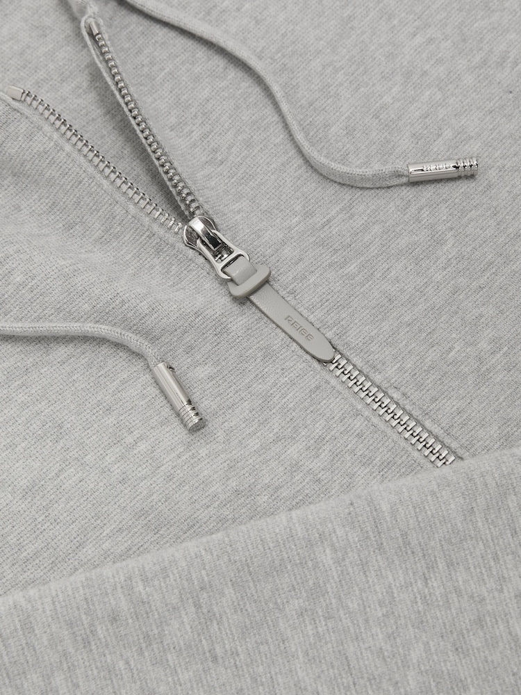 Reiss Manchester R-Flex Zip-Through Knitted Hoodie - תמונה 10 מתוך 10 Reiss Manchester R-Flex Zip-Through Knitted Hoodie - תמונה 10 מתוך 10