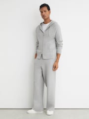 Reiss Manchester R-Flex Zip-Through Knitted Hoodie - תמונה 6 מתוך 10