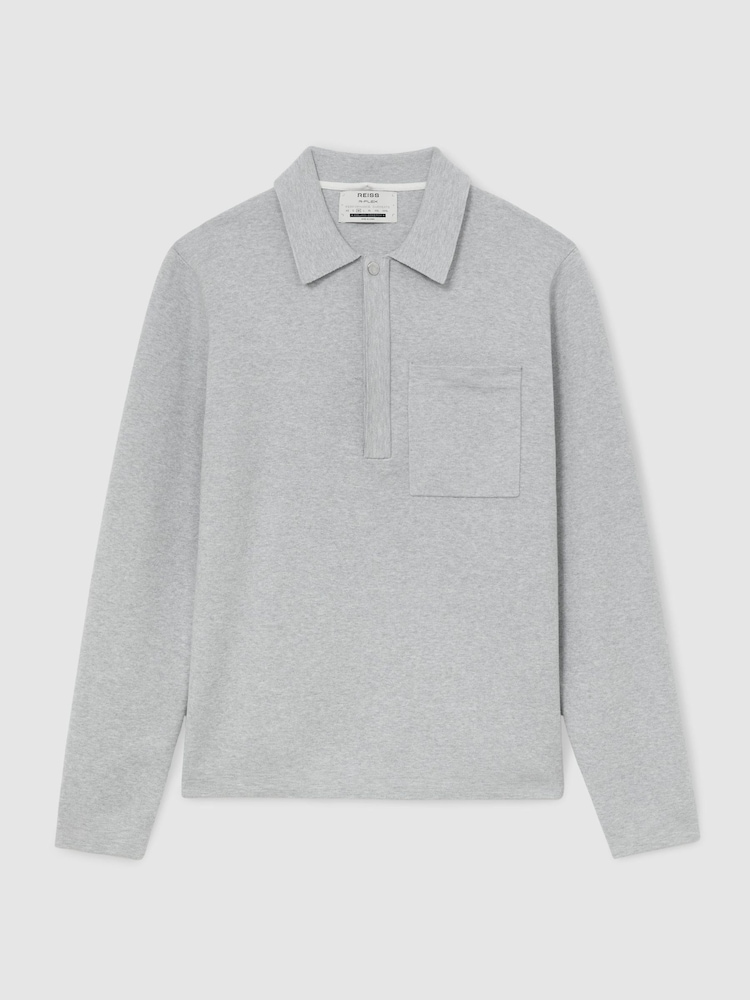 Reiss Gorbridge R-Flex Half-Zip Knitted Polo Jumper - תמונה 2 מתוך 8 Reiss Gorbridge R-Flex Half-Zip Knitted Polo Jumper - תמונה 2 מתוך 8