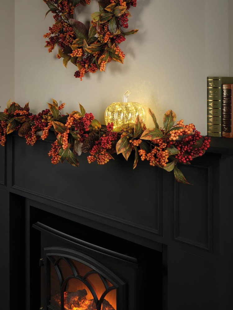 Decoris 152cm Autumnal Berry Garland - Image 1 of 2 Decoris 152cm Autumnal Berry Garland - Image 1 of 2