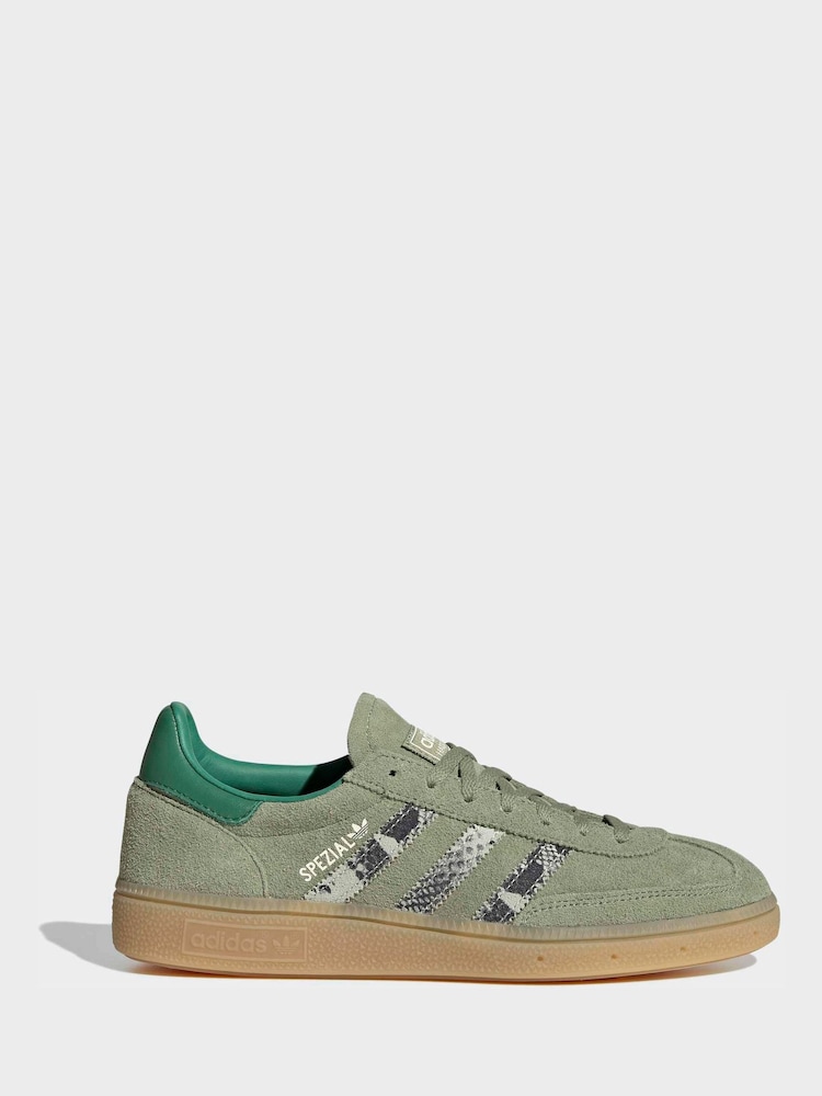 adidas Originals Mint Green Handball Spezial Trainers - Image 1 of 8 adidas Originals Mint Green Handball Spezial Trainers - Image 1 of 8