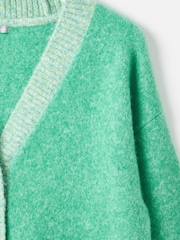Oliver Bonas Green V-Neck Knitted Cardigan - Image 6 of 8