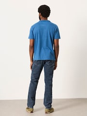 FatFace Lulworth Indigo Blue T-Shirt - Image 4 of 6