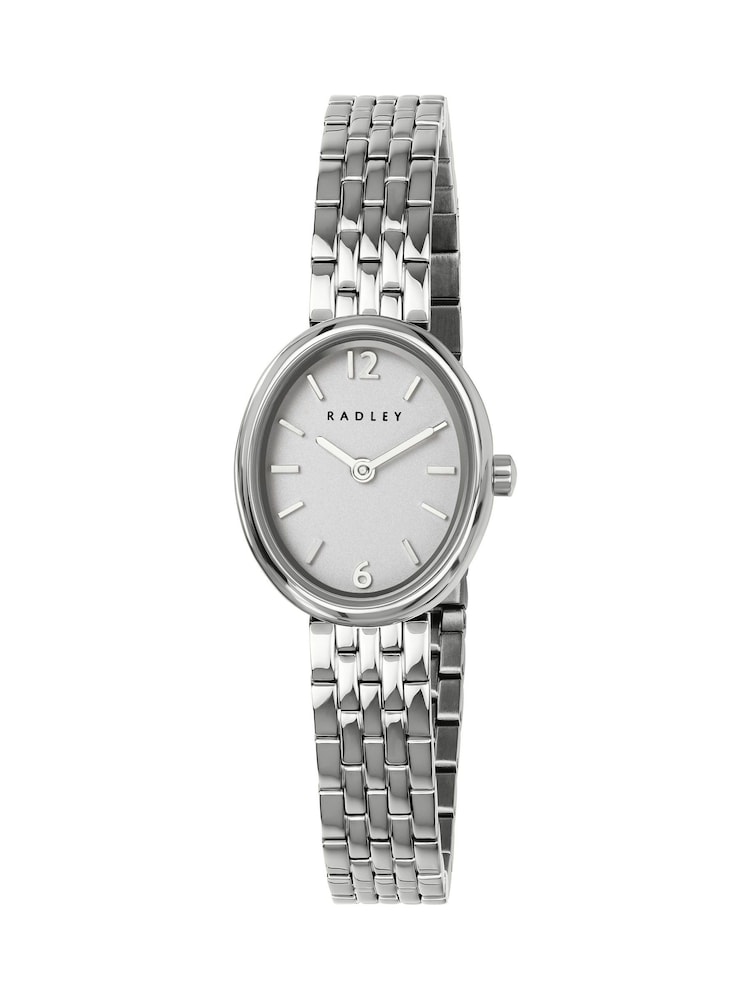 Radley Silver Plated Oval Stainless Steel Bracelet Watch - Image 2 of 4
