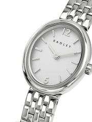 Radley Silver Plated Oval Stainless Steel Bracelet Watch - Image 3 of 4