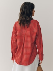 Червона перевірка - Flannel Long Sleeve Shirt - Image 4 of 8