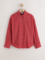 Червона перевірка - Flannel Long Sleeve Shirt - Image 6 of 8