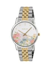 Radley Silver And Gold Plated Pale Spring Meadows Stainless Steel Bracelet Watch - Image 2 of 4