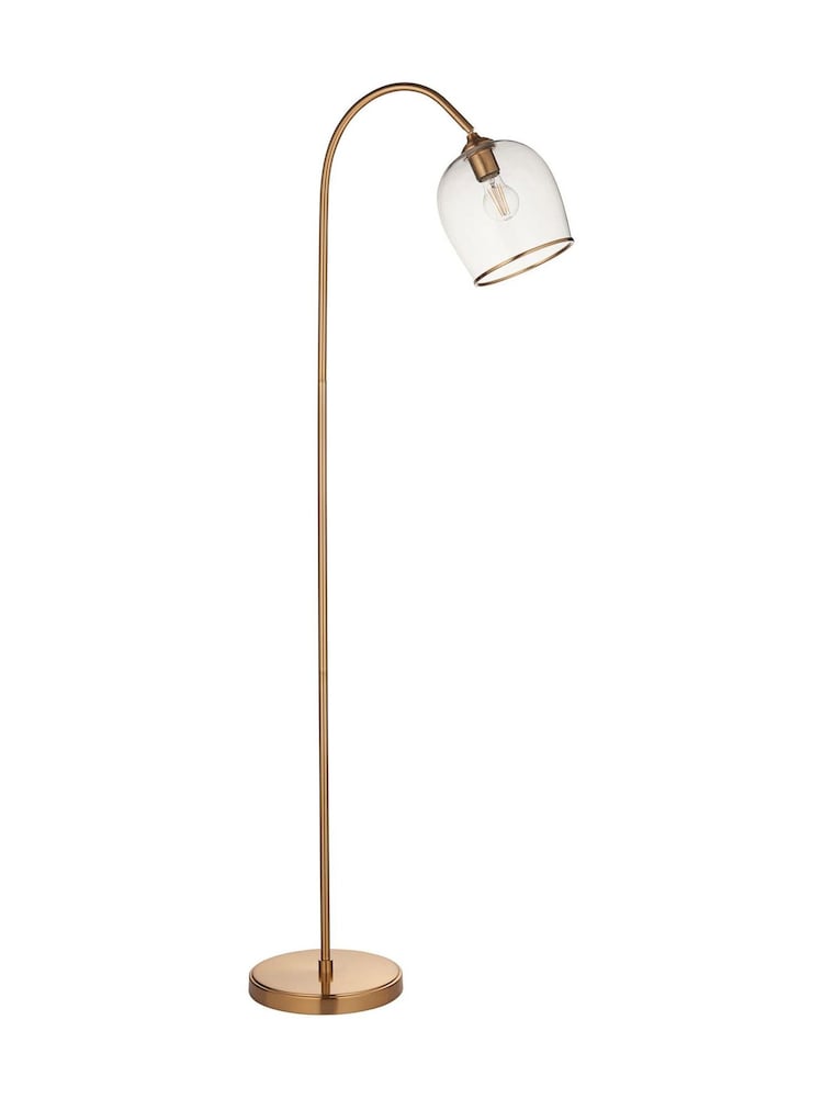 Gallery Home Aged Brass Ashton Floor Light - Image 5 of 5