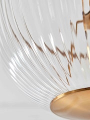 Gallery Home Vintage Brass Somerly Bowl Ceiling Light - Image 2 of 4