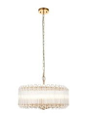 Gallery Home Aged Brass Valera 5 Pendant Light - Image 6 of 6