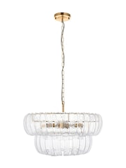 Gallery Home Aged Brass Montclair 6 Pendant Light - Image 4 of 5