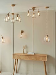 Gallery Home Aged Brass Ashton Ceiling Light - Image 4 of 5