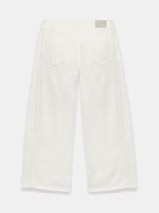 Mint Velvet White Relaxed Seam Detail Wide Jeans - Image 7 of 7
