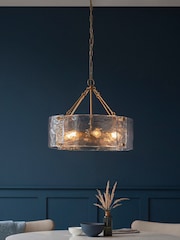 Gallery Home Aged Brass Keaton 6 Pendant Light - Image 1 of 5