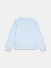 Mint Velvet Blue Cotton Blend Embroidered Sweatshirt - Image 7 of 7