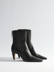 The Set Premium Back Pull On Knee High Boots Black - Image 1 of 4