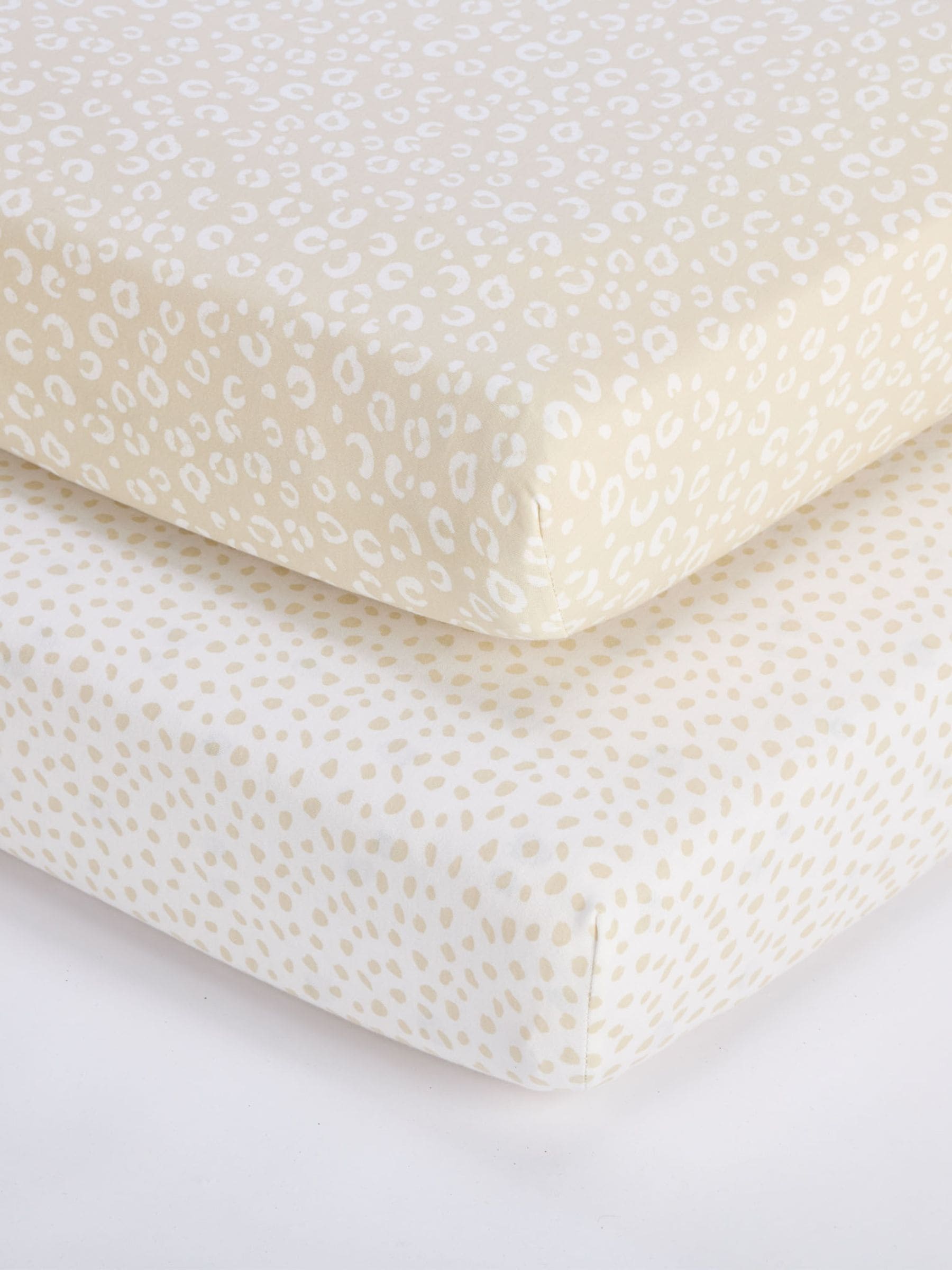 Tutti Bambini CoZee Crib Fitted Sheets Bamboo Jersey 2 Pack - Love Cats | Bamboo Jersey fitted sheets designed to fit CoZee cribs and other standard cribs. Soft and breathable. - Image 3