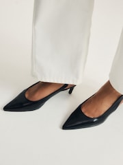 The Set Slingback Point Toe Heels Black - Image 3 of 7