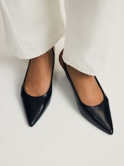 The Set Slingback Point Toe Heels Black - Image 4 of 7