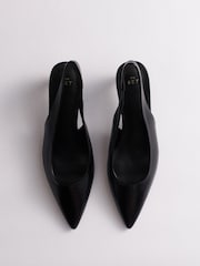 The Set Slingback Point Toe Heels Black - Image 5 of 7