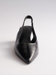The Set Slingback Point Toe Heels Black - Image 7 of 7