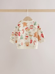 Neutral Christmas Sweat and Joggers Baby Set (0mths-2yrs) - Image 5 of 9