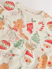 Neutral Christmas Sweat and Joggers Baby Set (0mths-2yrs) - Image 7 of 9