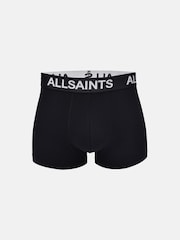 AllSaints Black Trunk Boxer Briefs With Contour Pouch 3 Pack - Image 2 of 6