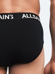 AllSaints Black Briefs With Contour Pouch 3 Pack - Image 5 of 9