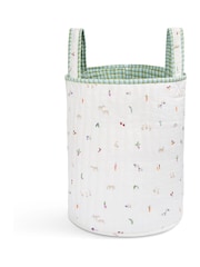Avery Row Little Farm Large Quilted Storage Basket - Image 6 of 6
