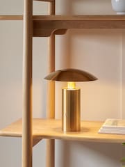 Gallery Home Brushed Gold Sunset Rechargeable Table Lamp - Image 1 of 4