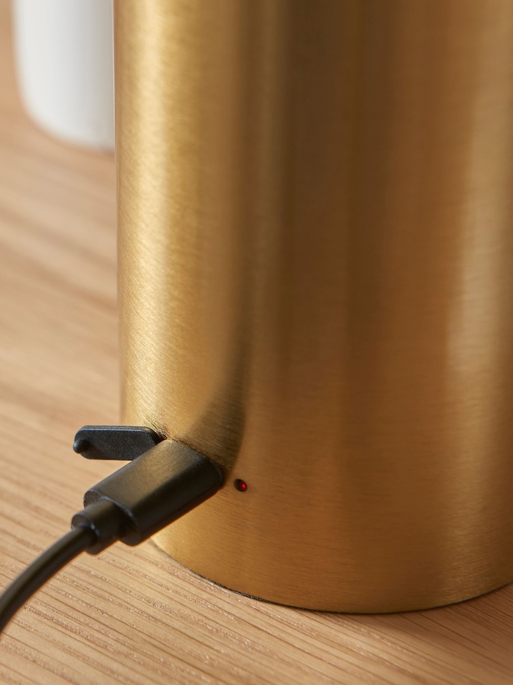 Gallery Home Brushed Gold Sunset Rechargeable Table Lamp - Image 2 of 4