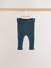 Blue Christmas Knitted Jumper and Leggings Set (0mths-2yrs) - Image 3 of 9