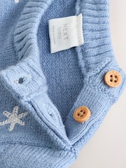 Blue Christmas Knitted Jumper and Leggings Set (0mths-2yrs) - Image 8 of 9