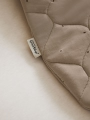 The Little Green Sheep Truffle Rice Print Quilted 2.5 Tog Baby Sleeping Bag - Image 3 of 5