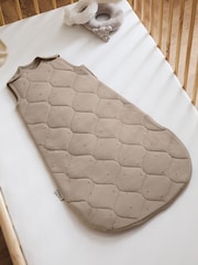 The Little Green Sheep Truffle Rice Print Quilted 2.5 Tog Baby Sleeping Bag - Image 4 of 5